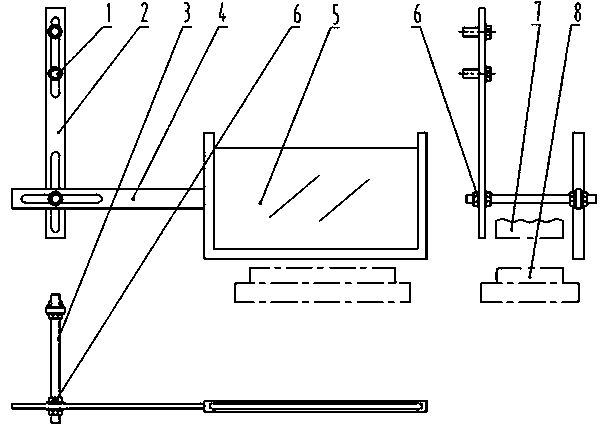 Hand guarding device for open type press