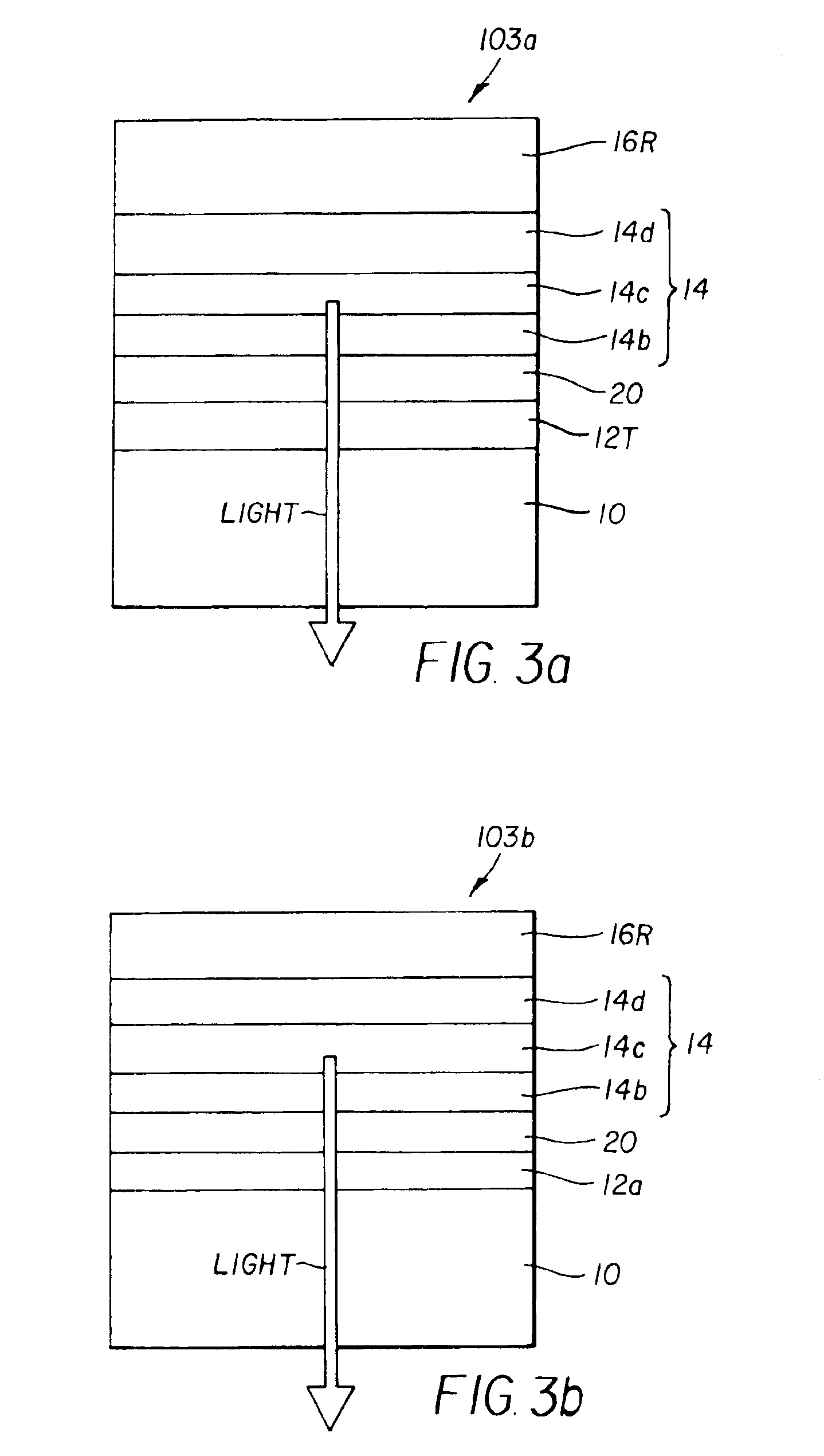 Microcavity OLED device