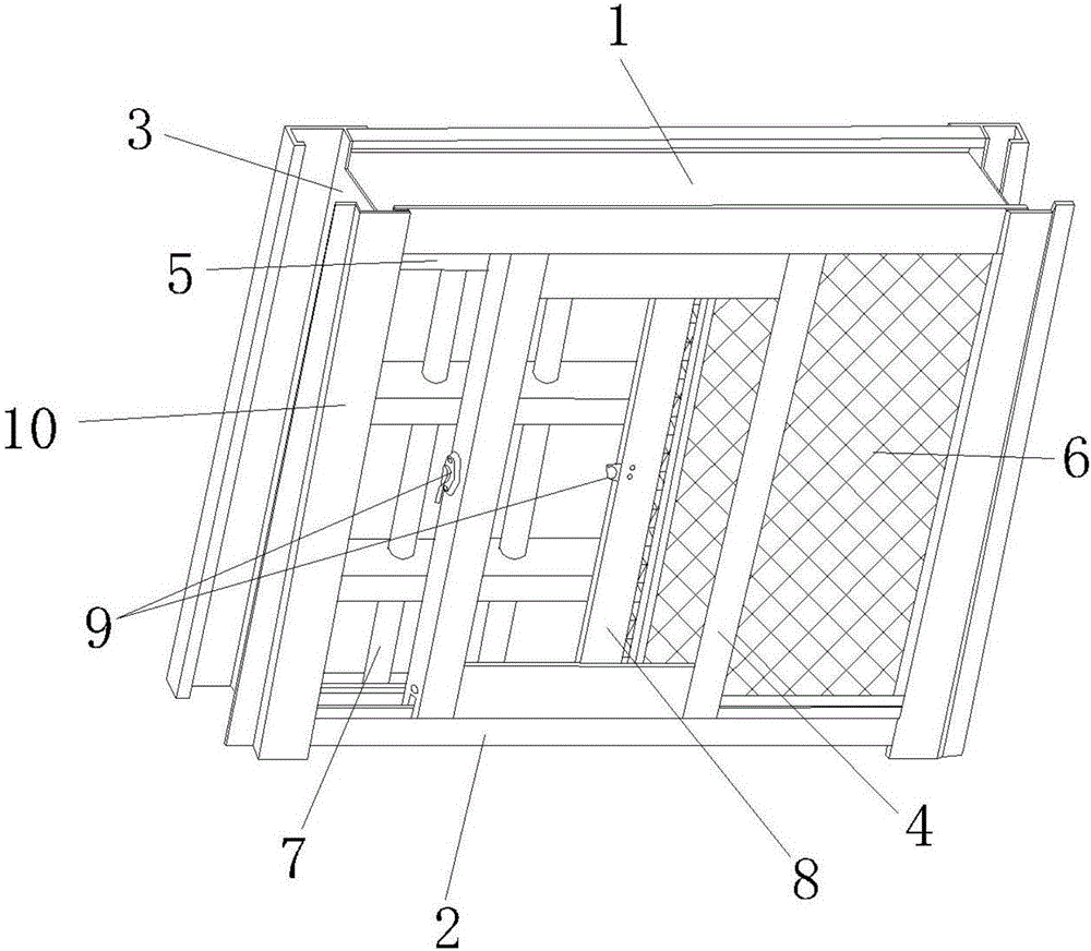 Quick installation window frame of integral window