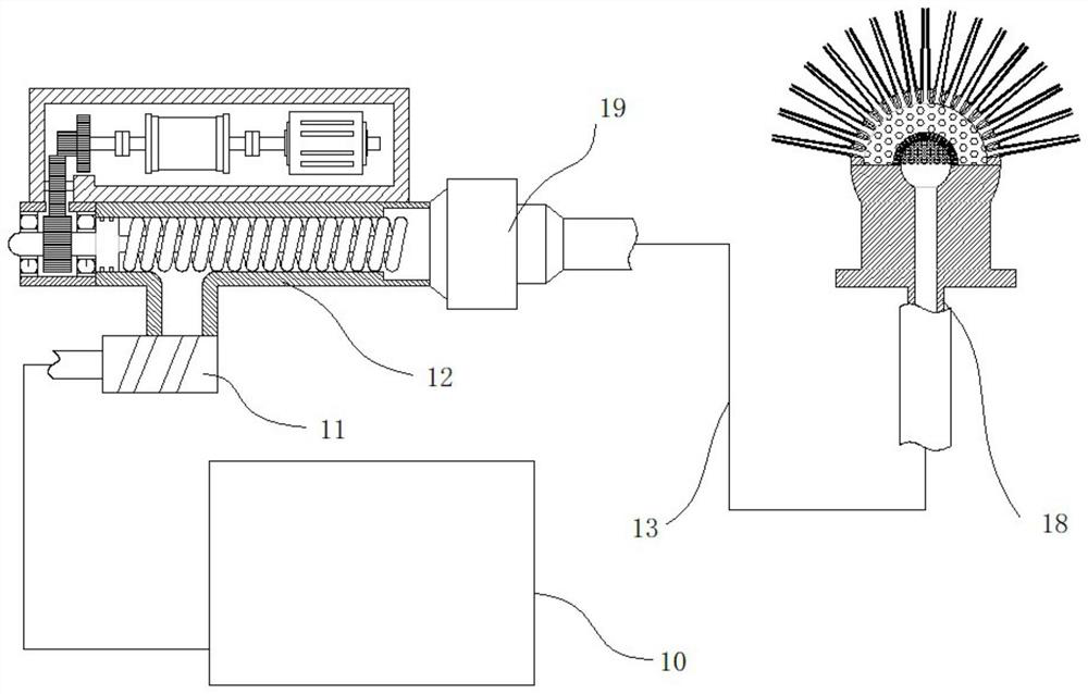 A polymer injection mechanism for electrospinning nanofibers