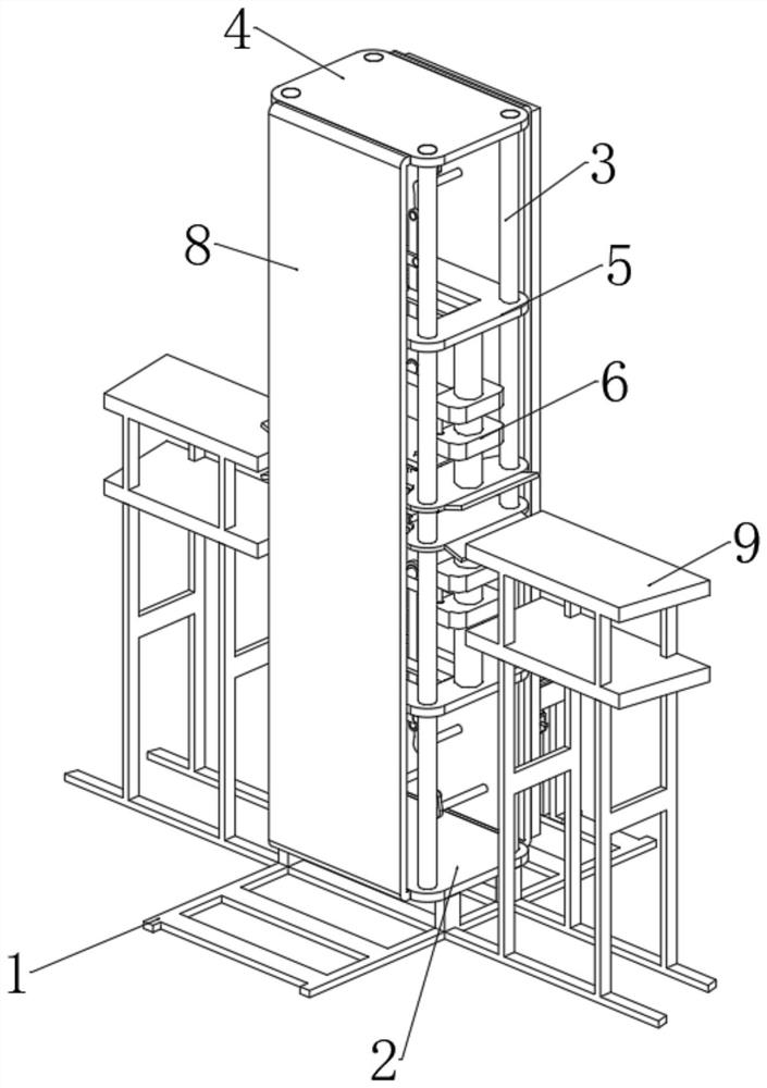 Anti-blocking needling machine capable of avoiding influence of fiber flock