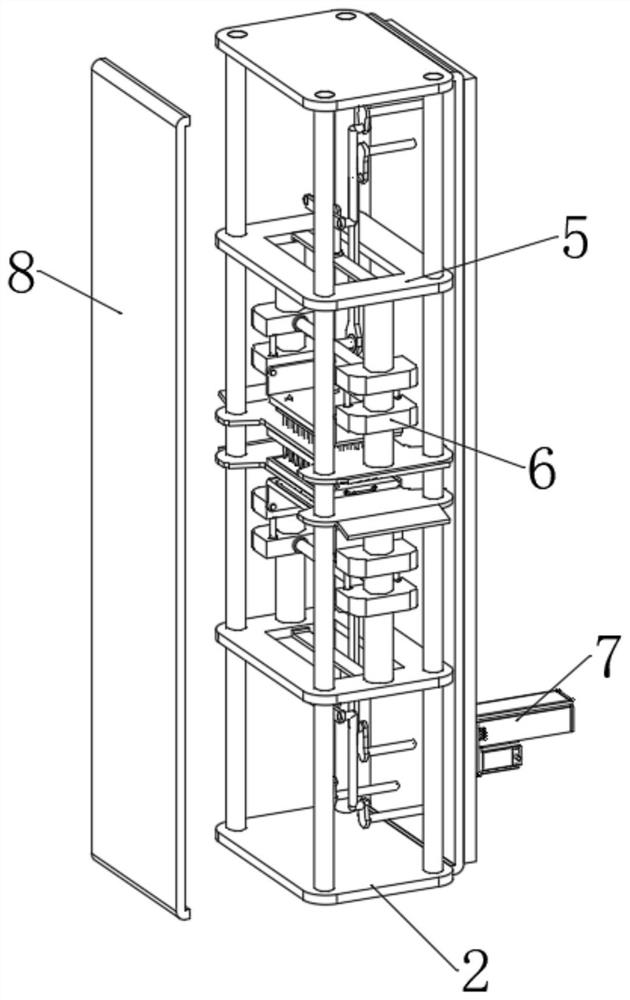 Anti-blocking needling machine capable of avoiding influence of fiber flock