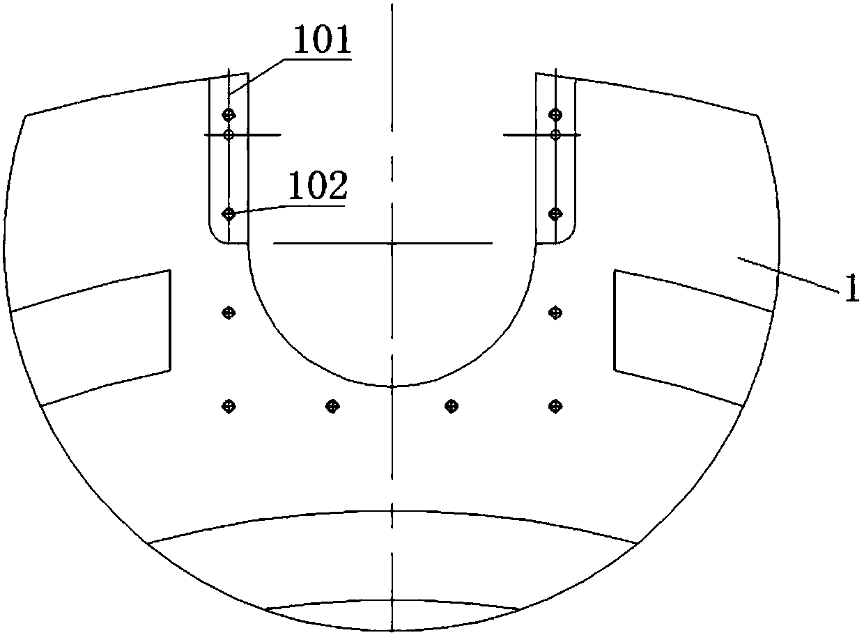 Press plate and outgoing line matching structure for transformer and outgoing line method of press plate and outgoing line matching structure