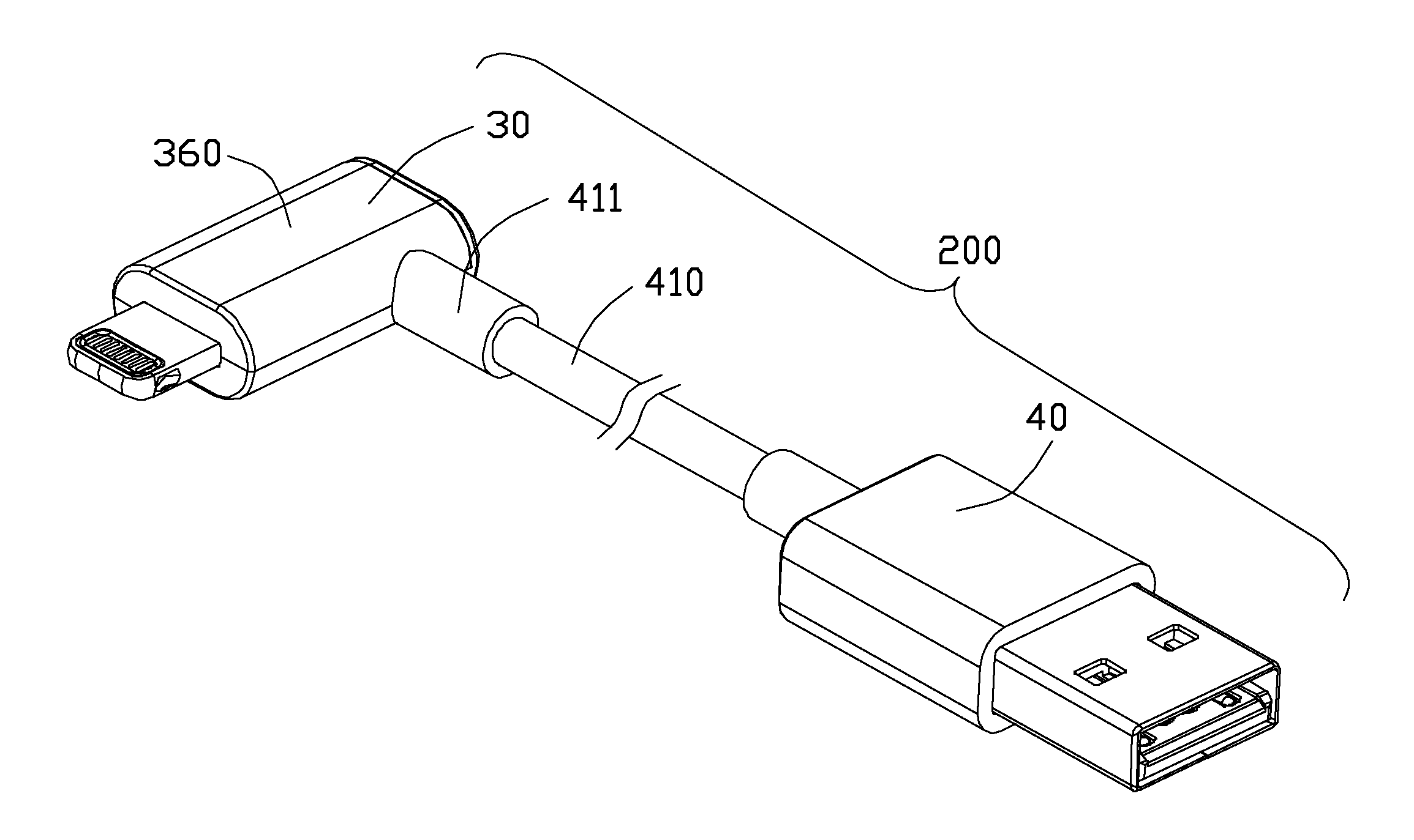 Cable connector assembly with improved indication effect