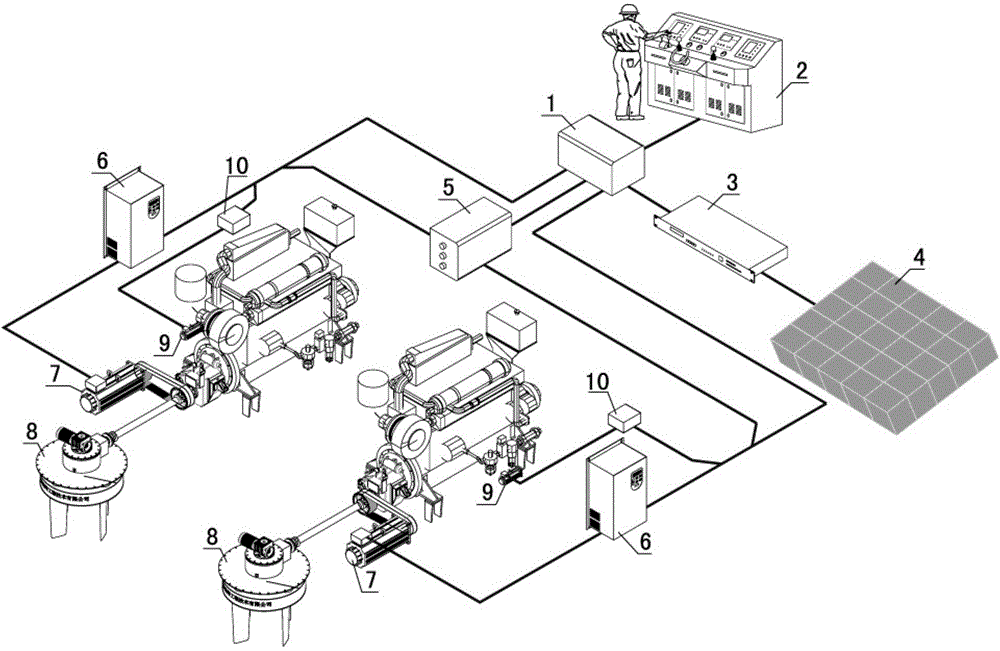 Petrol-electric self-hybrid power propelling system applied to inland water transport ships