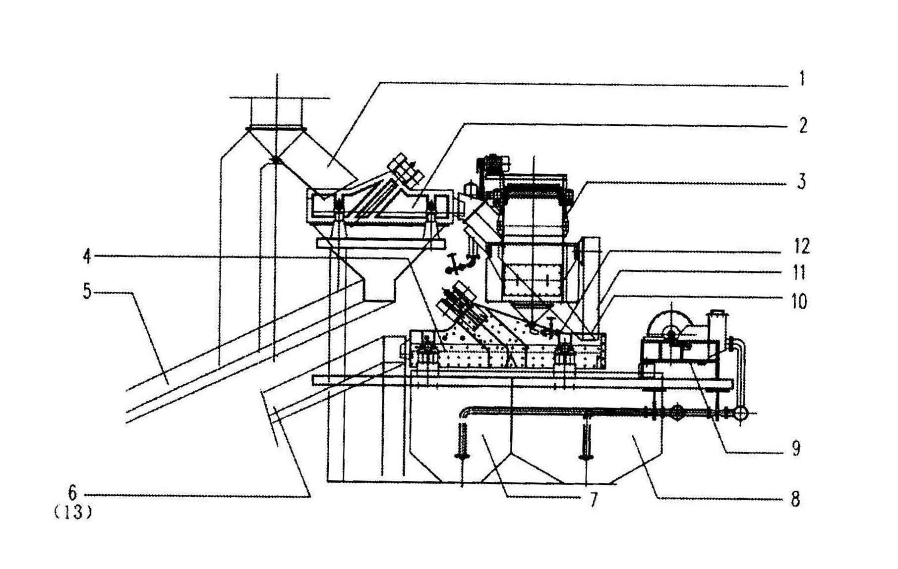 Integrally designed two-product dense medium separation process