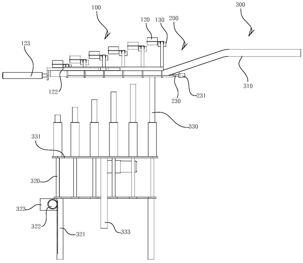 Silk thread tightening device