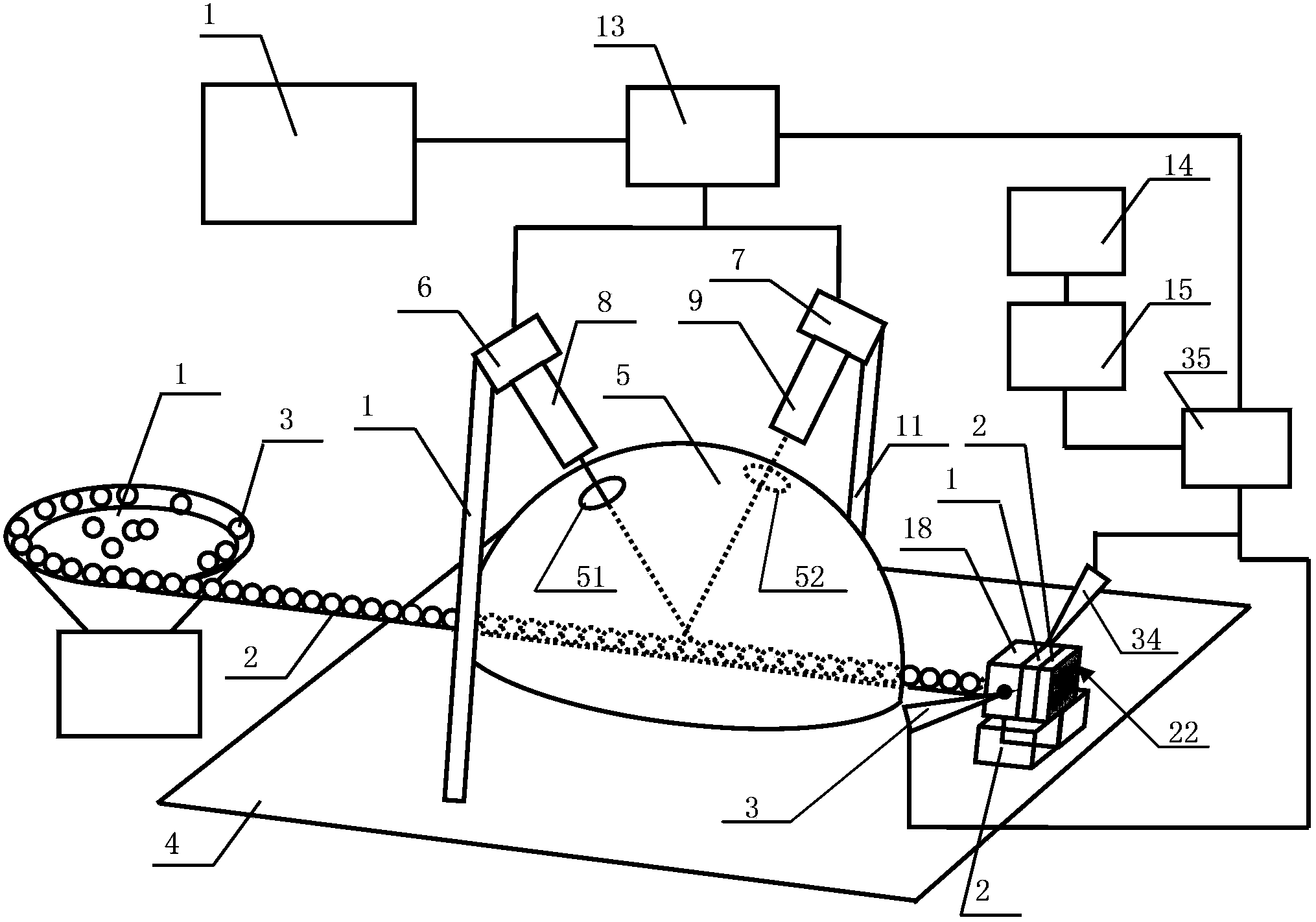 Vision-based steel ball surface defect detection apparatus and detection method