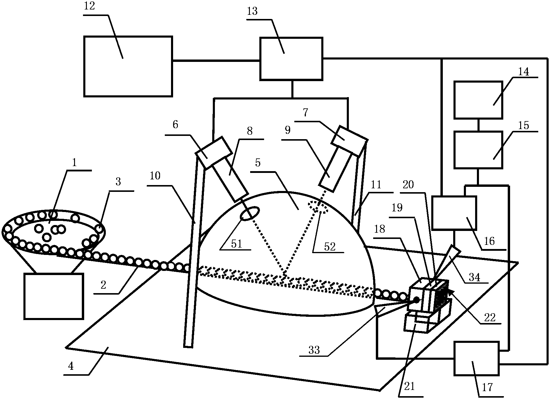 Vision-based steel ball surface defect detection apparatus and detection method