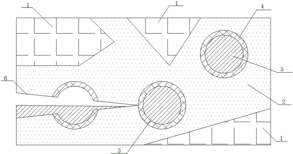 Crack pressure-sensitive solidification self-healing asphalt concrete, as well as preparation method and application method thereof