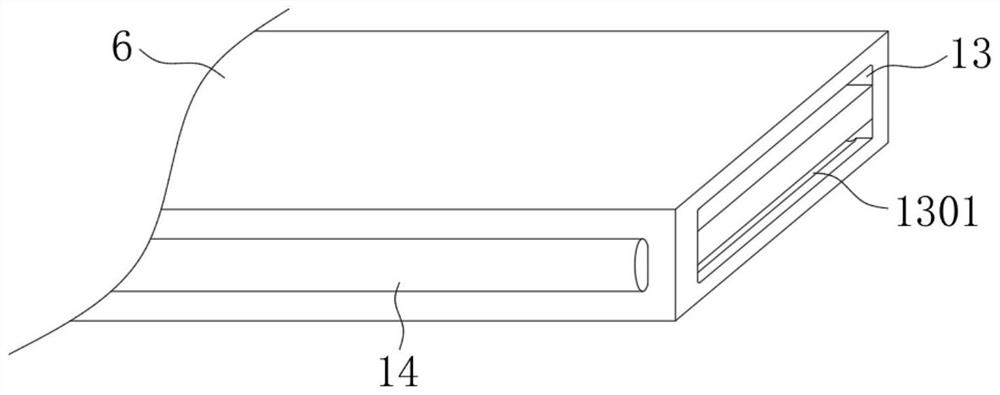 A flame-retardant power distribution cabinet that is easy to arrange wires