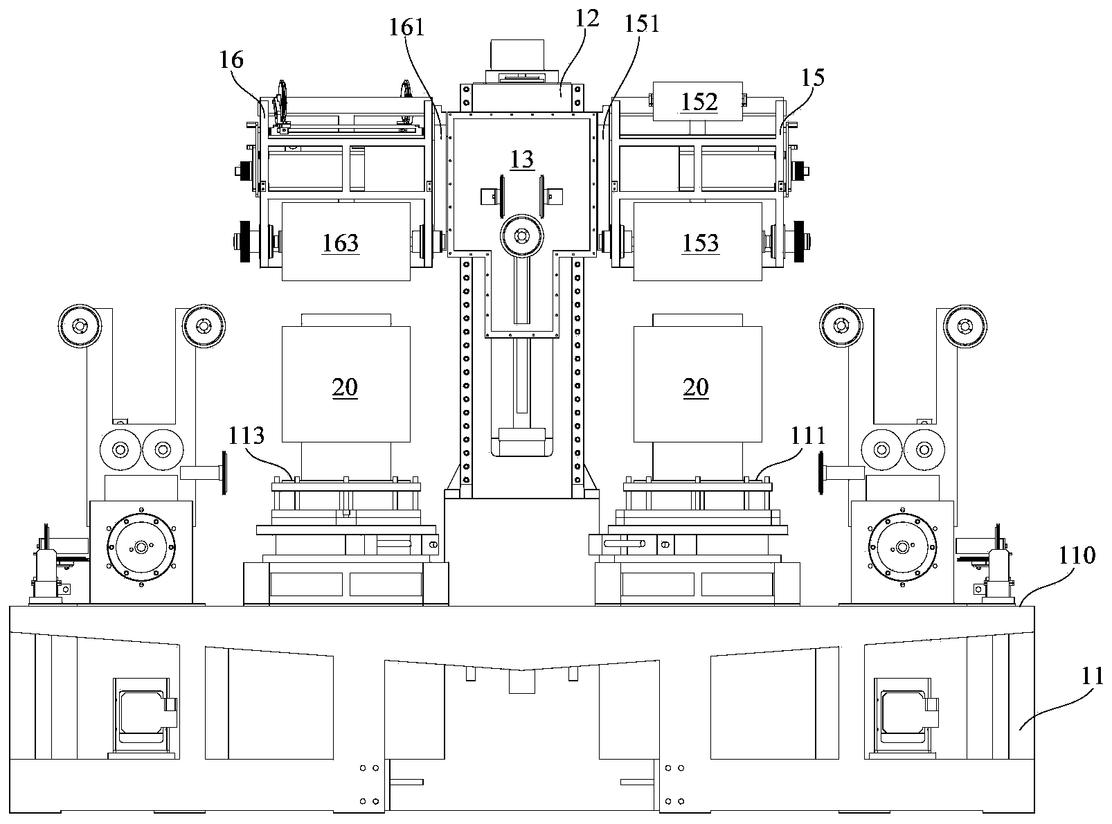 Diamond wire squaring machine