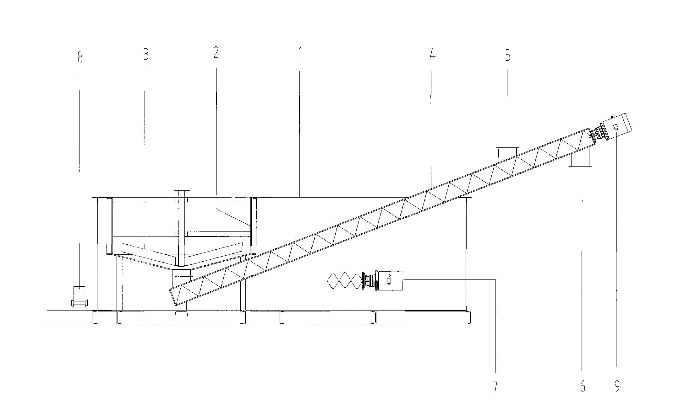 Method for processing waste slurry