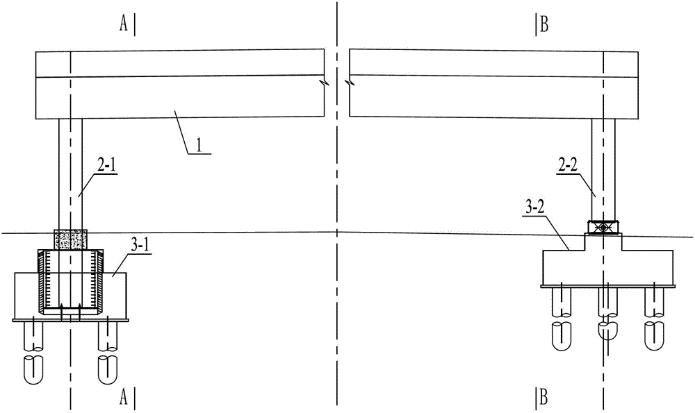 Steel-structured passenger foot bridge