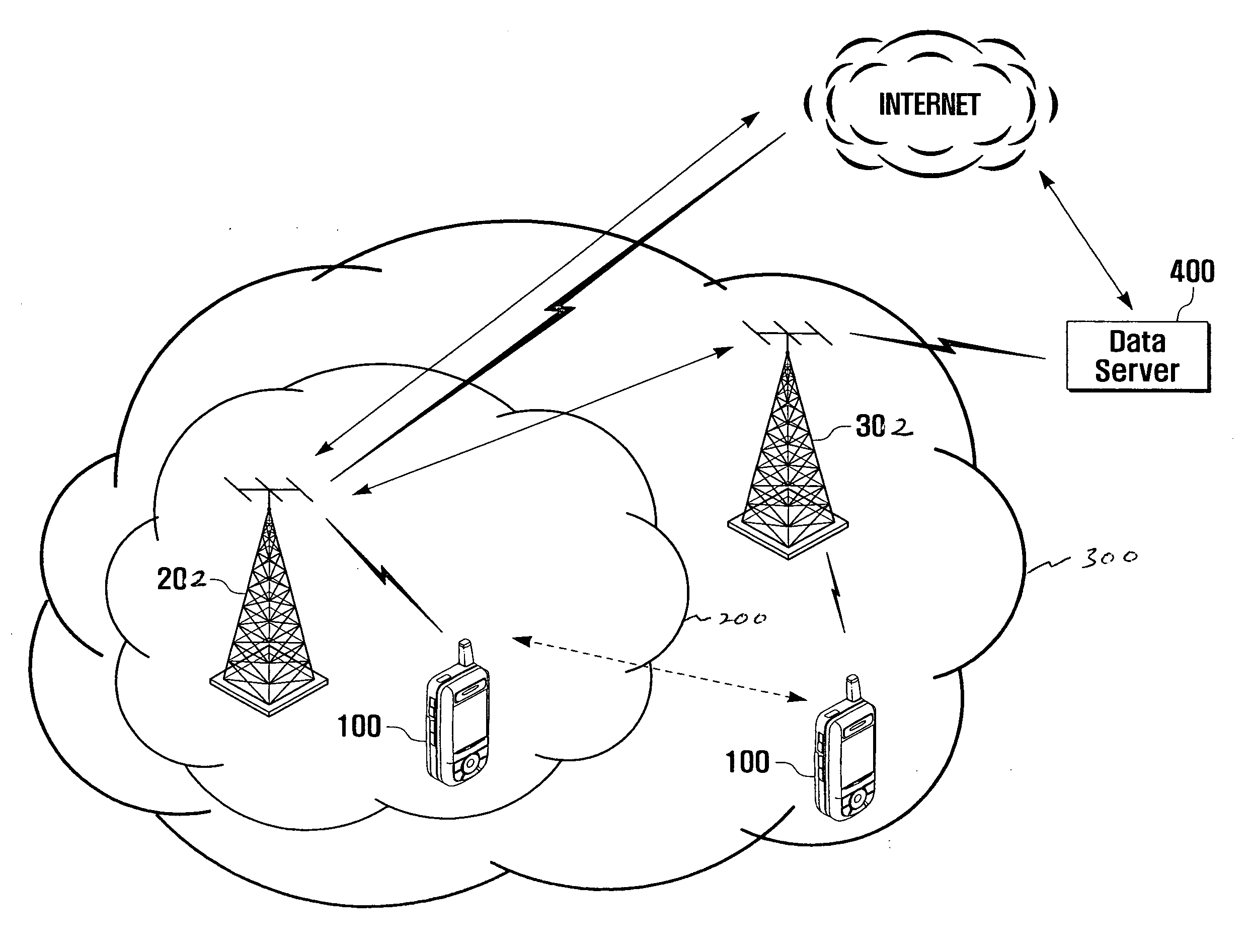 Network-adaptive function control method for dual-mode mobile terminal