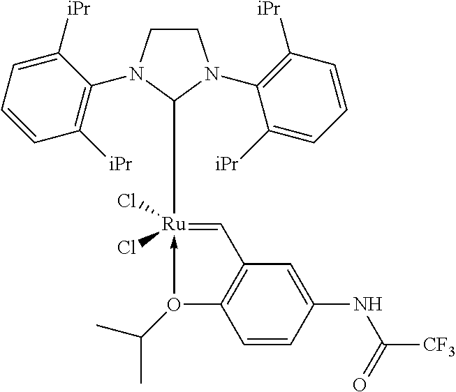 Synthesis of a branched unsaturated compound by means of cross metathesis