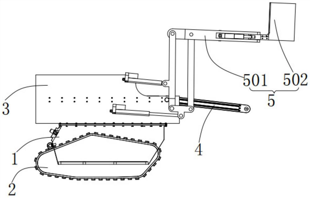 Rescue robot for escaping and transferring wounded person