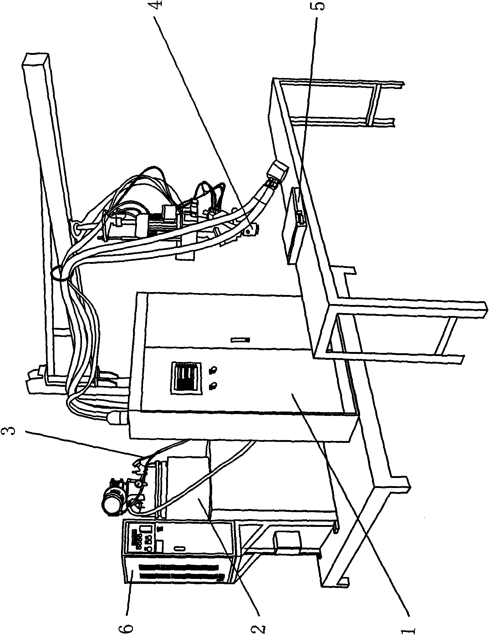 Improved structure of polyurethane elastomer casting machine