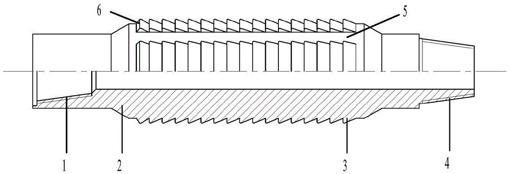 Axial vibration crawl device