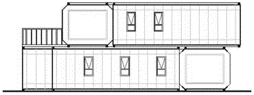 Plate element polygonal modular container house