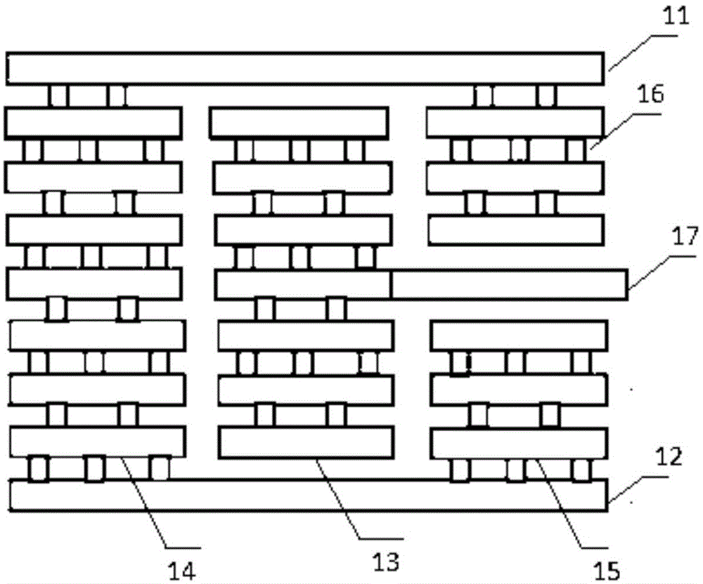 Layout method and device capable of achieving clean supply for chip interior analog modules