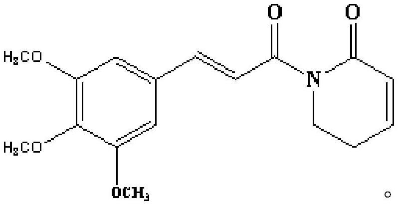 Application of piperlongumine in herbicide for preventing and controlling agricultural weed