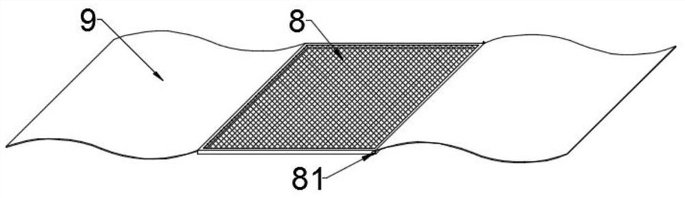 A shaking type material screening device