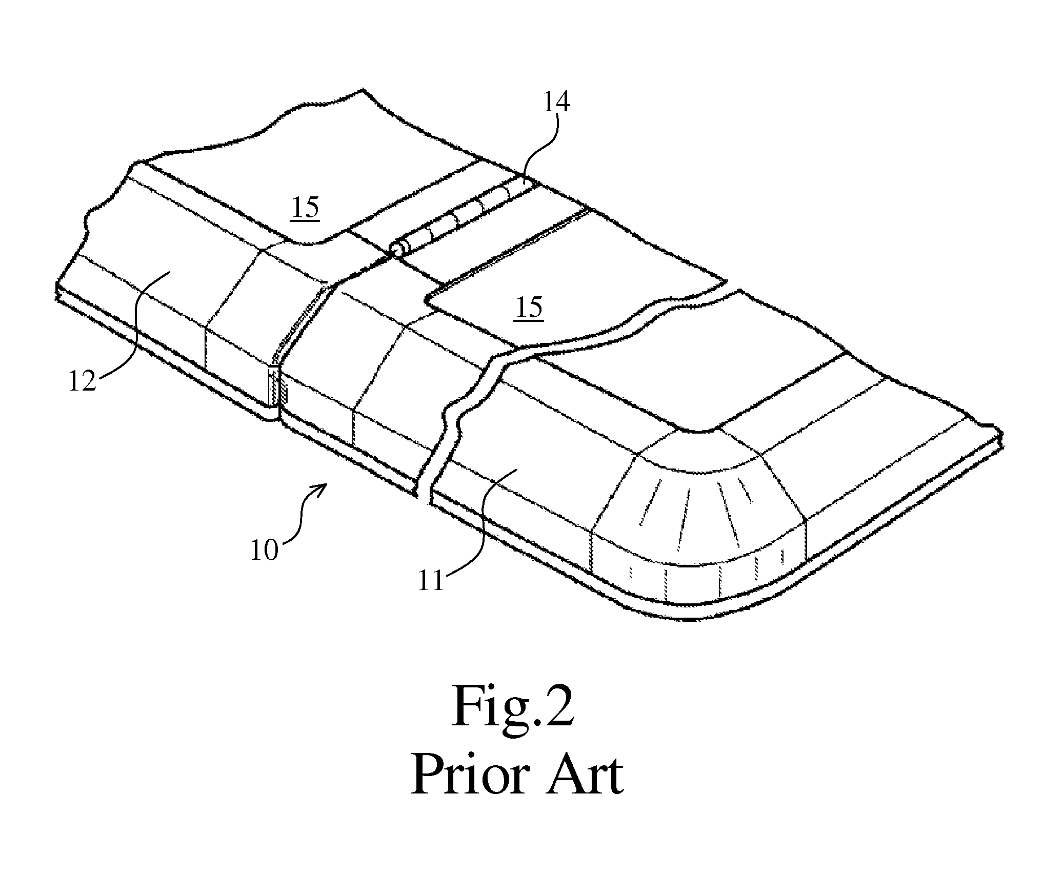 Foldable tonneau cover for pick-up truck and waterproof flexible strip thereof