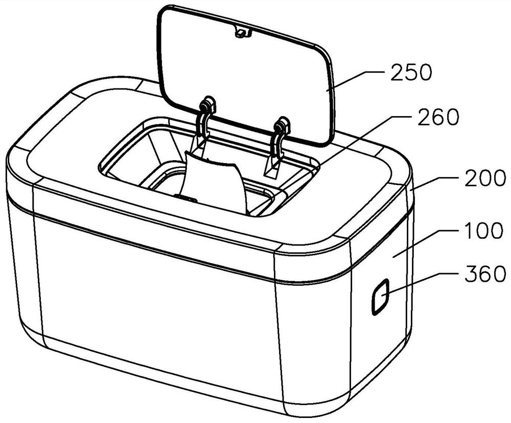 Wet tissue heater convenient to operate