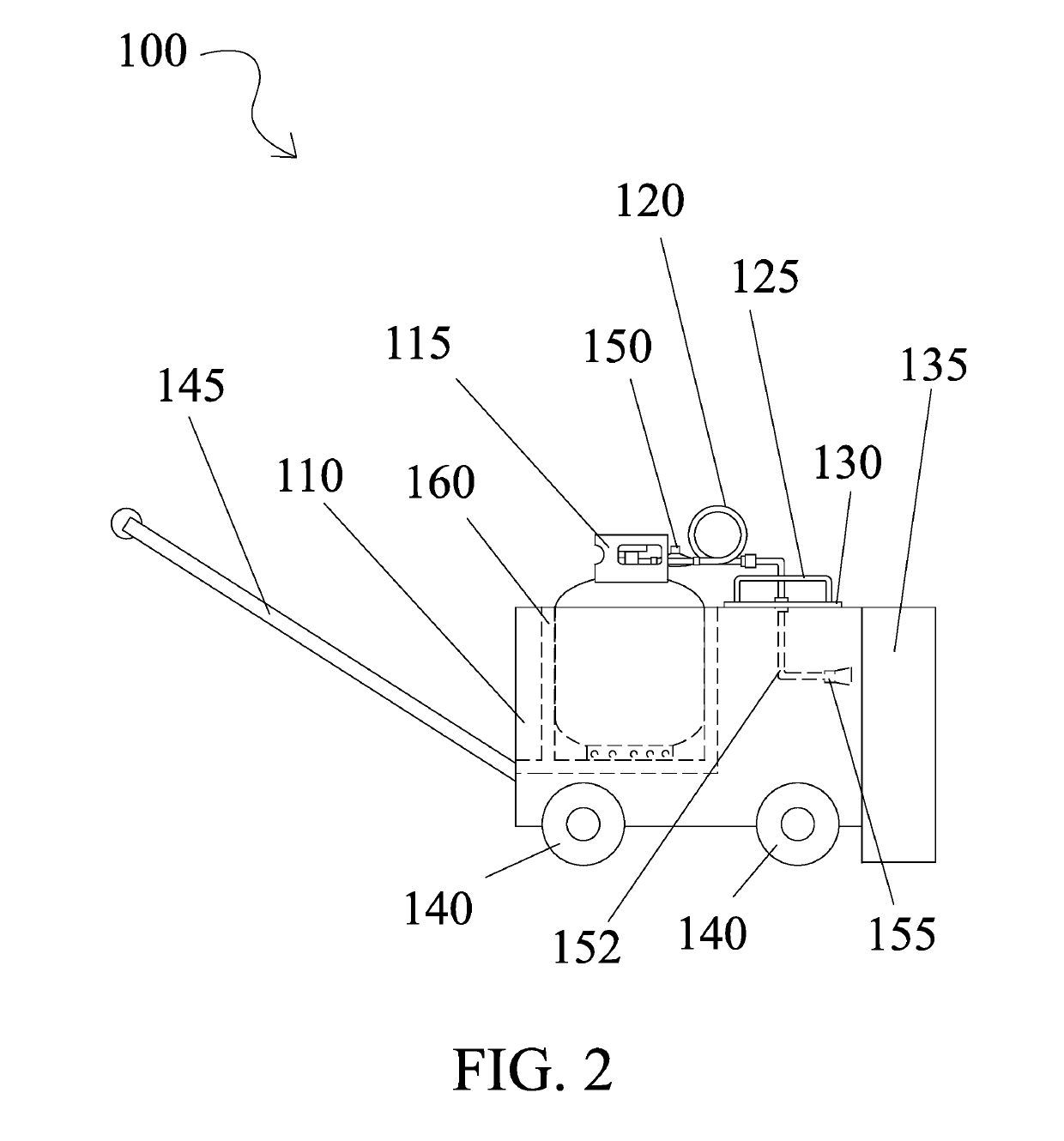 Snow and ice melting device