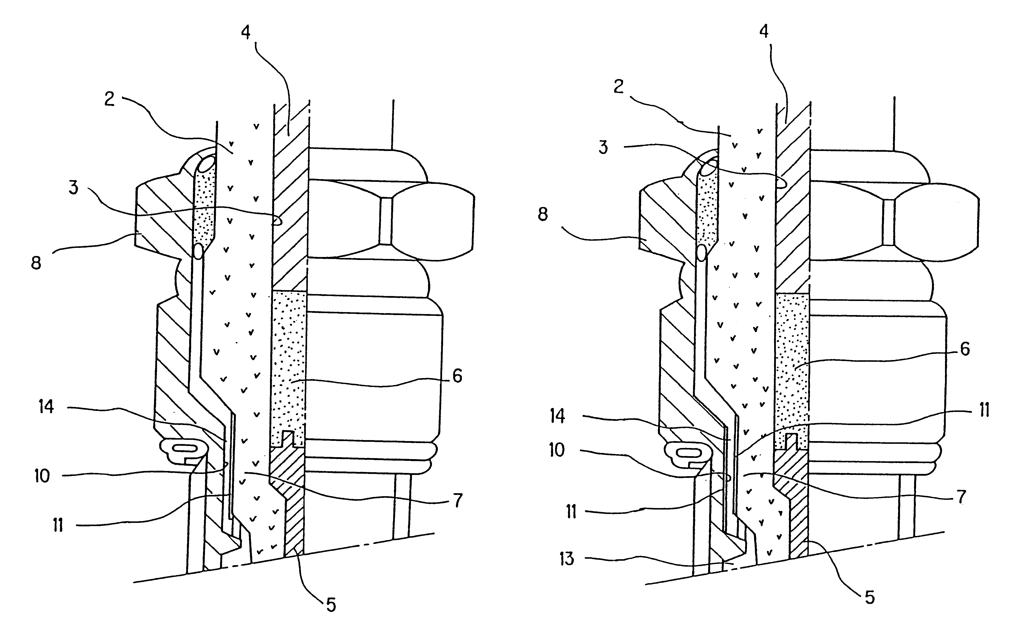 Spark plug having an oil film on an intermediate portion of the insulator or intermediate portion of the metallic shell