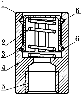 A temperature-sensitive indicator nut