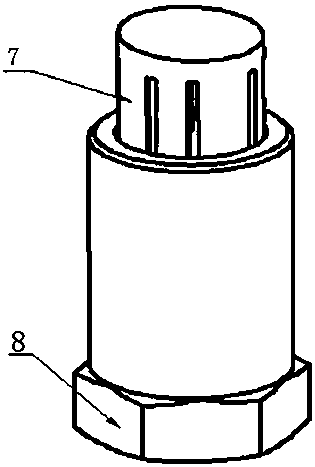 A temperature-sensitive indicator nut