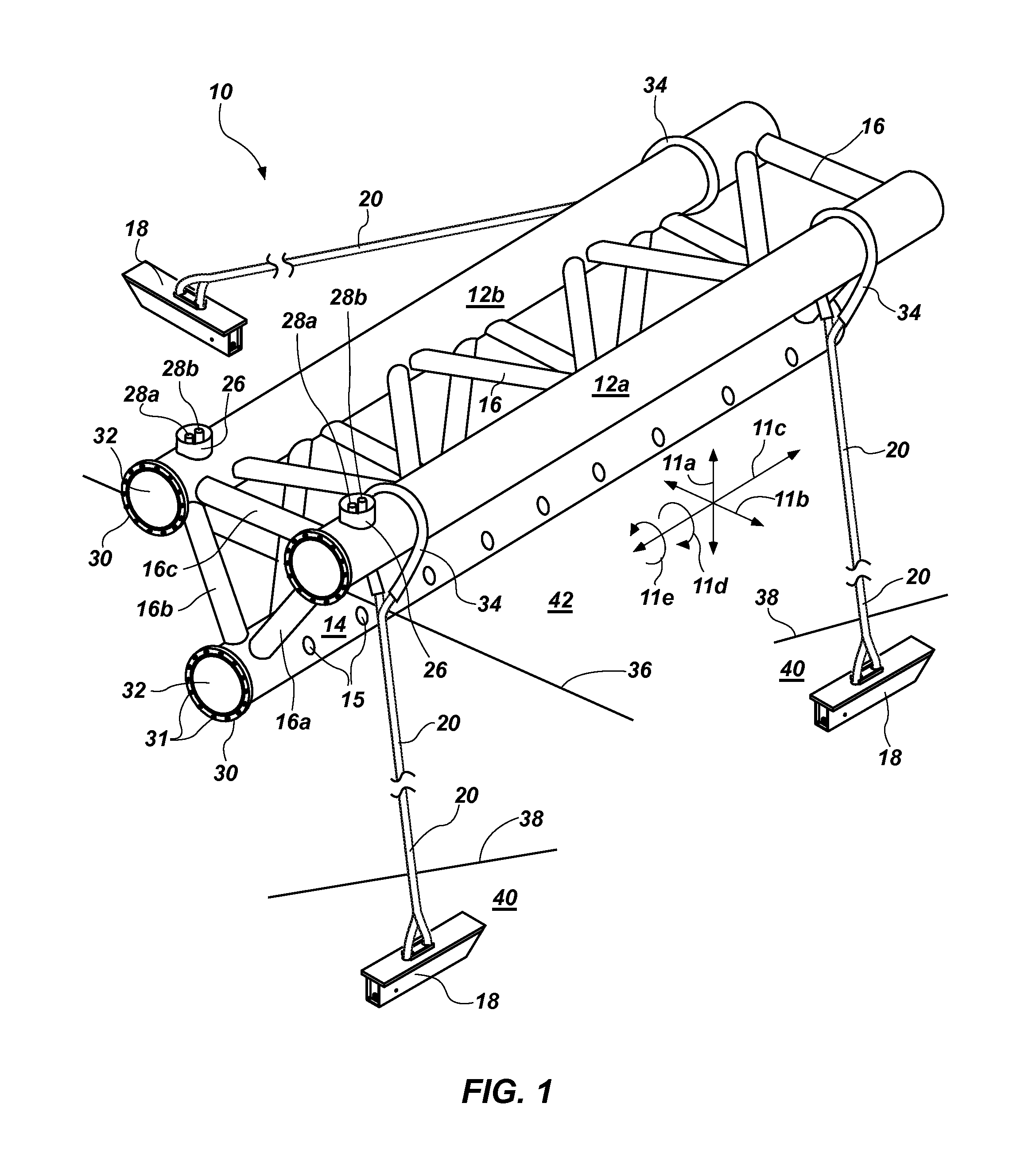 Wave attenuation system and method