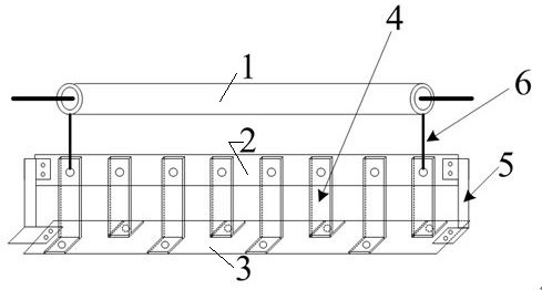 Laying method of copper bar streamline for preventing electromagnetic interference of secondary cable of transformer substation