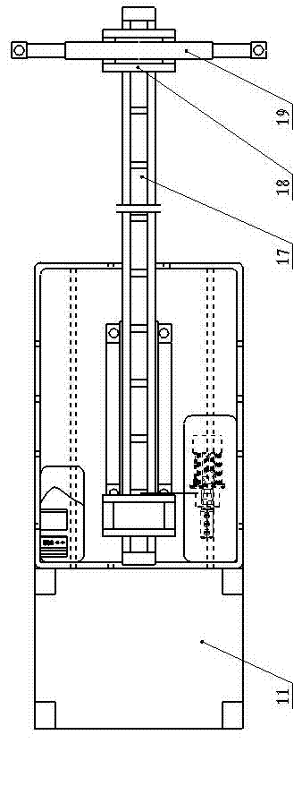 Synchronous pre-support and anchorage device for follow-up heading machines