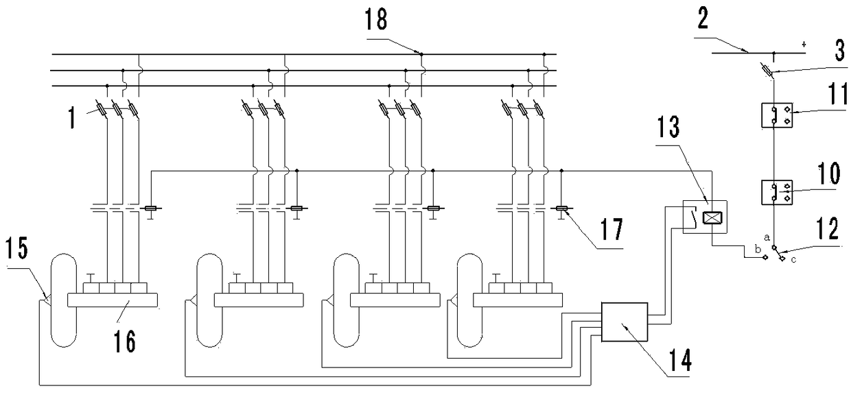 Airborne brake air cooling system with automatic control function and control method thereof