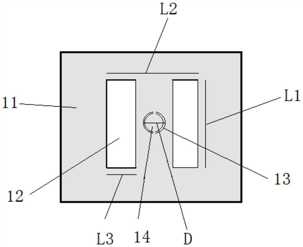 Asbestos standard test piece preparation device for polarizing microscope and test piece preparation method