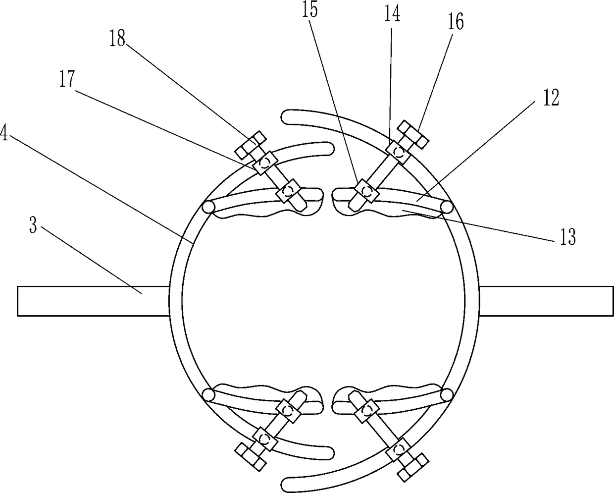 Garden tree planting support frame