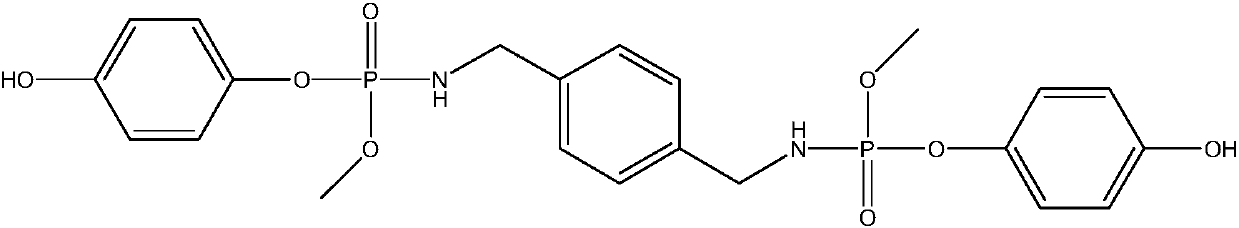 Reactive flame retardant, preparation method and application thereof