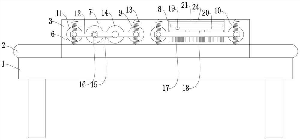 Furniture wood board deburring device