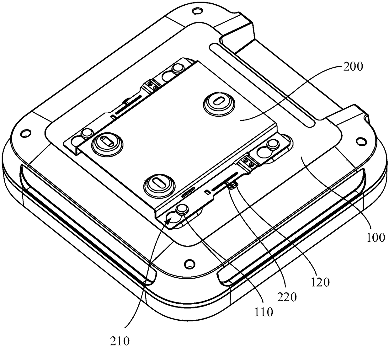 Self-locking support