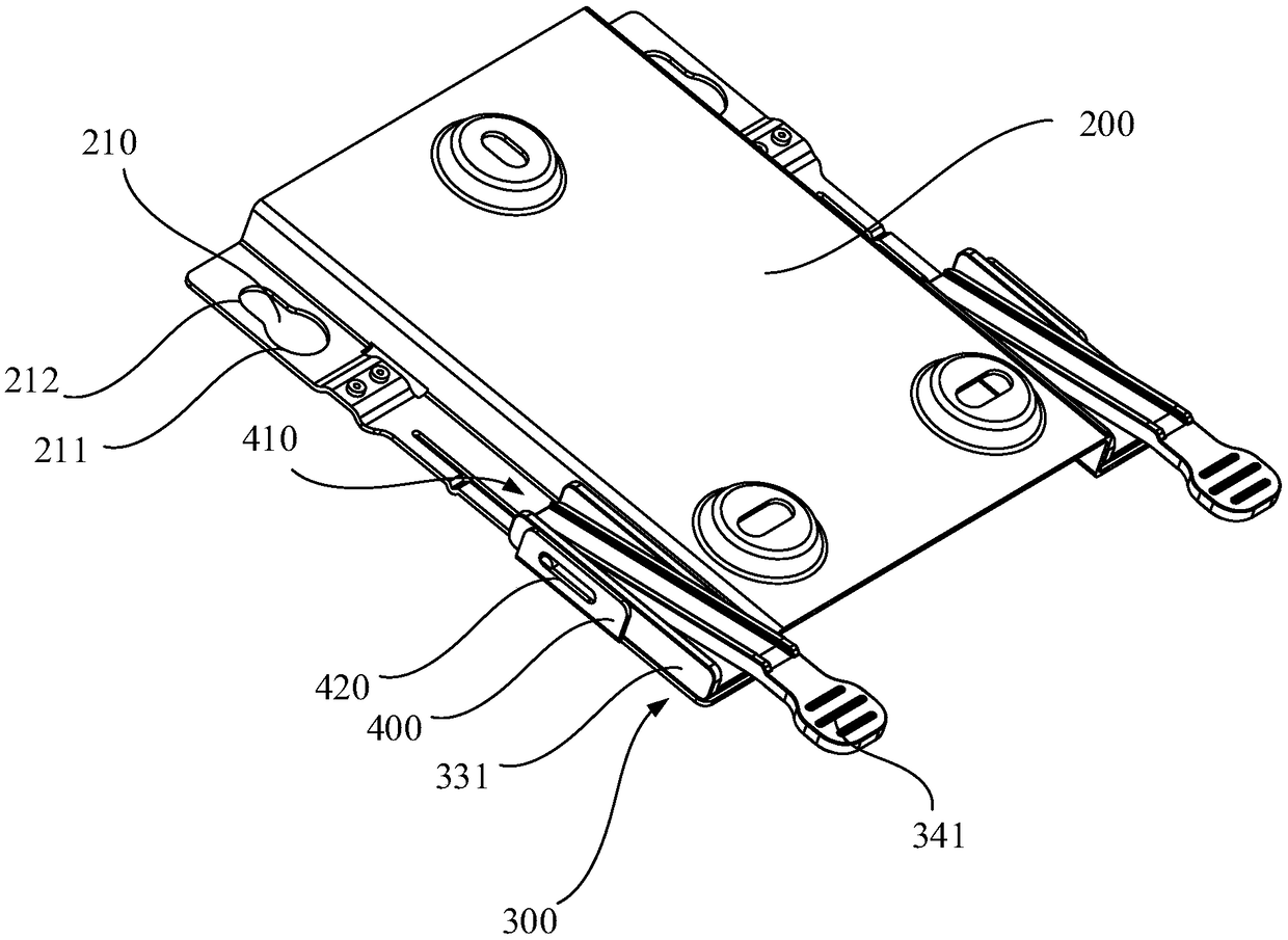 Self-locking support