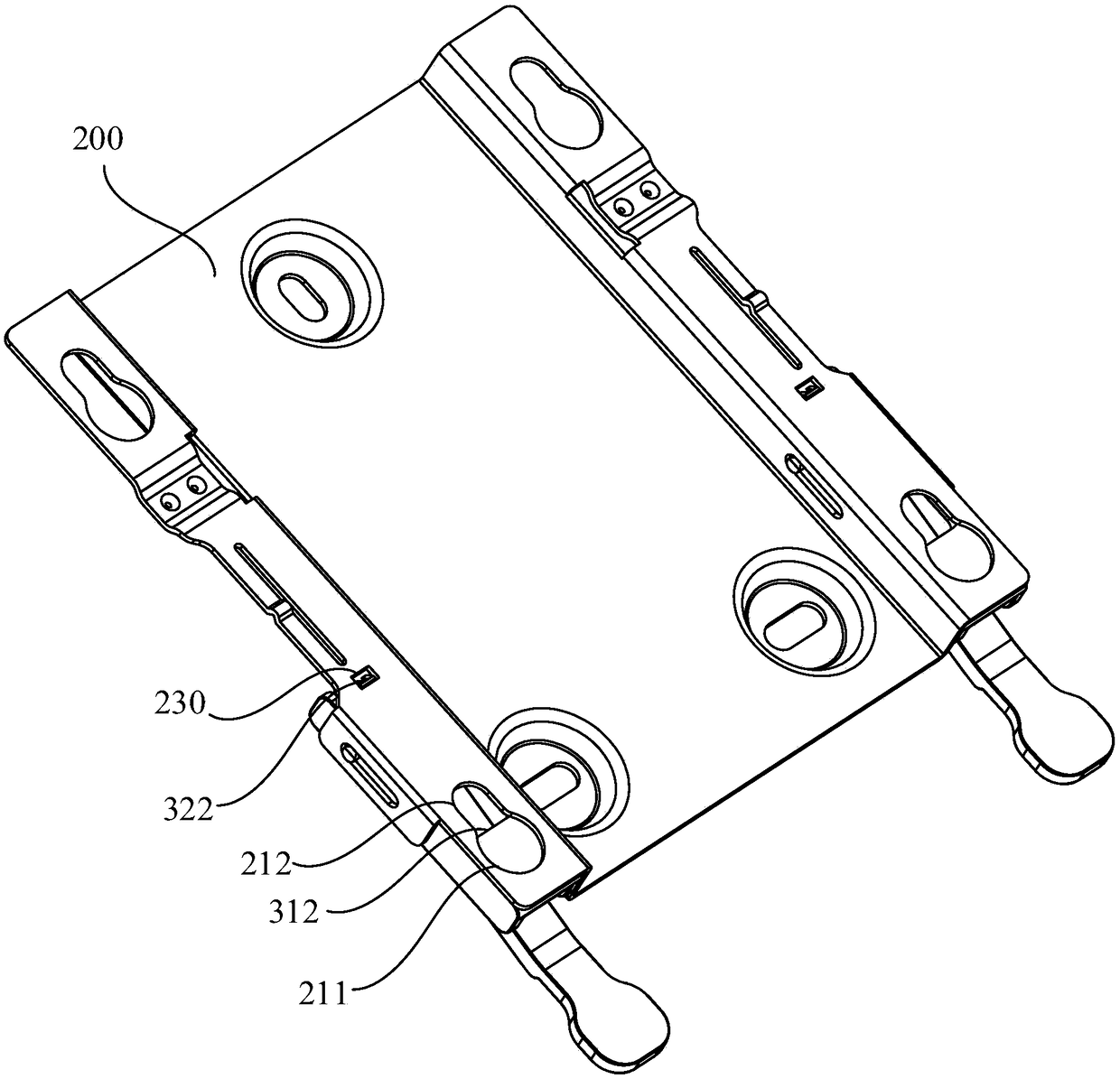 Self-locking support