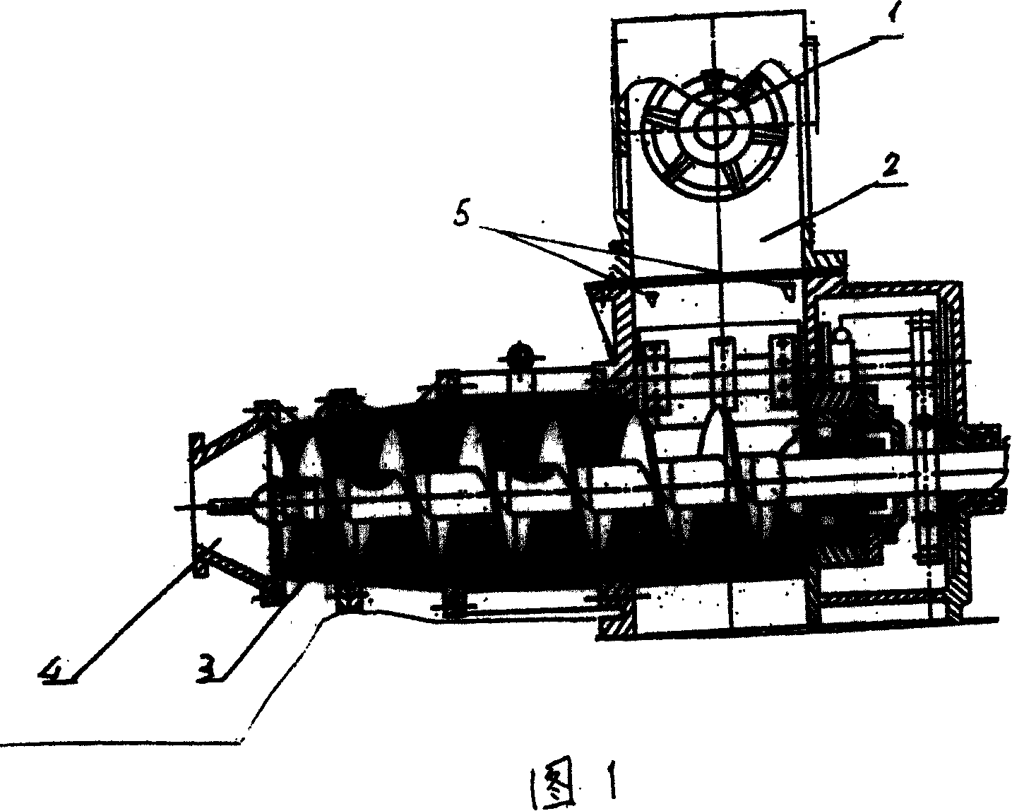 Method for producing gypsum building products by using expressing technique