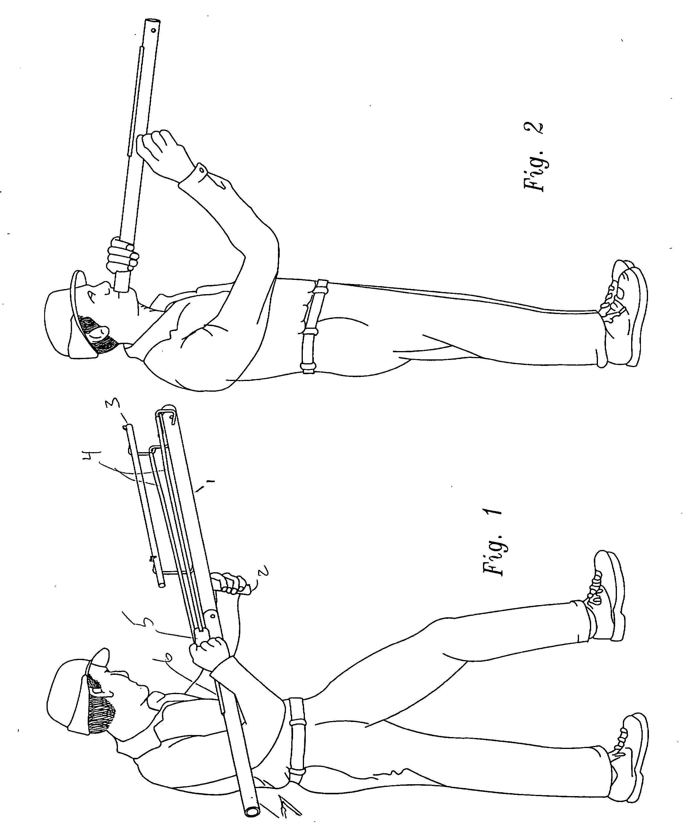 Sling shot blow gun combination device