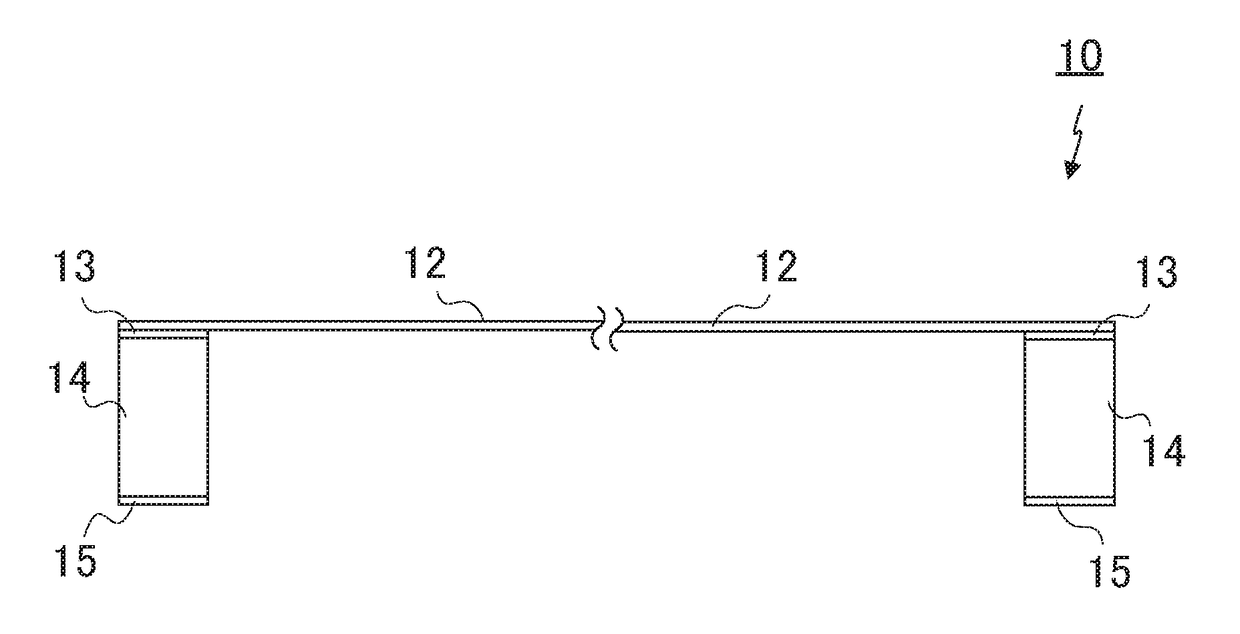 Pellicle frame, pellicle containing same, method for producing pellicle frame, and method for producing pellicle