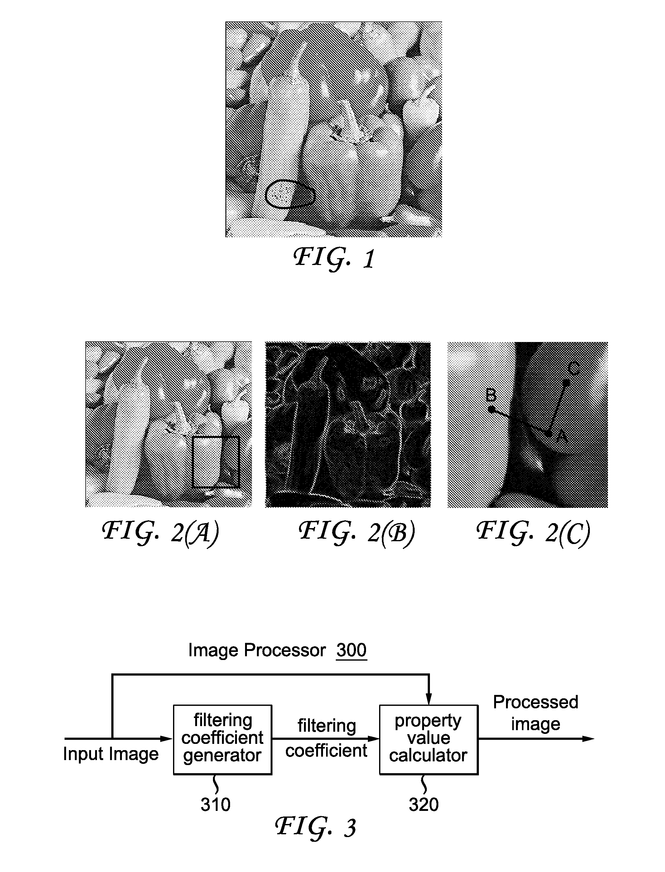 Image filtering based on structural information