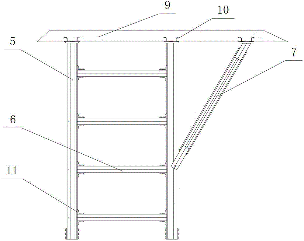 A kind of anti-seismic cable bridge support hanger