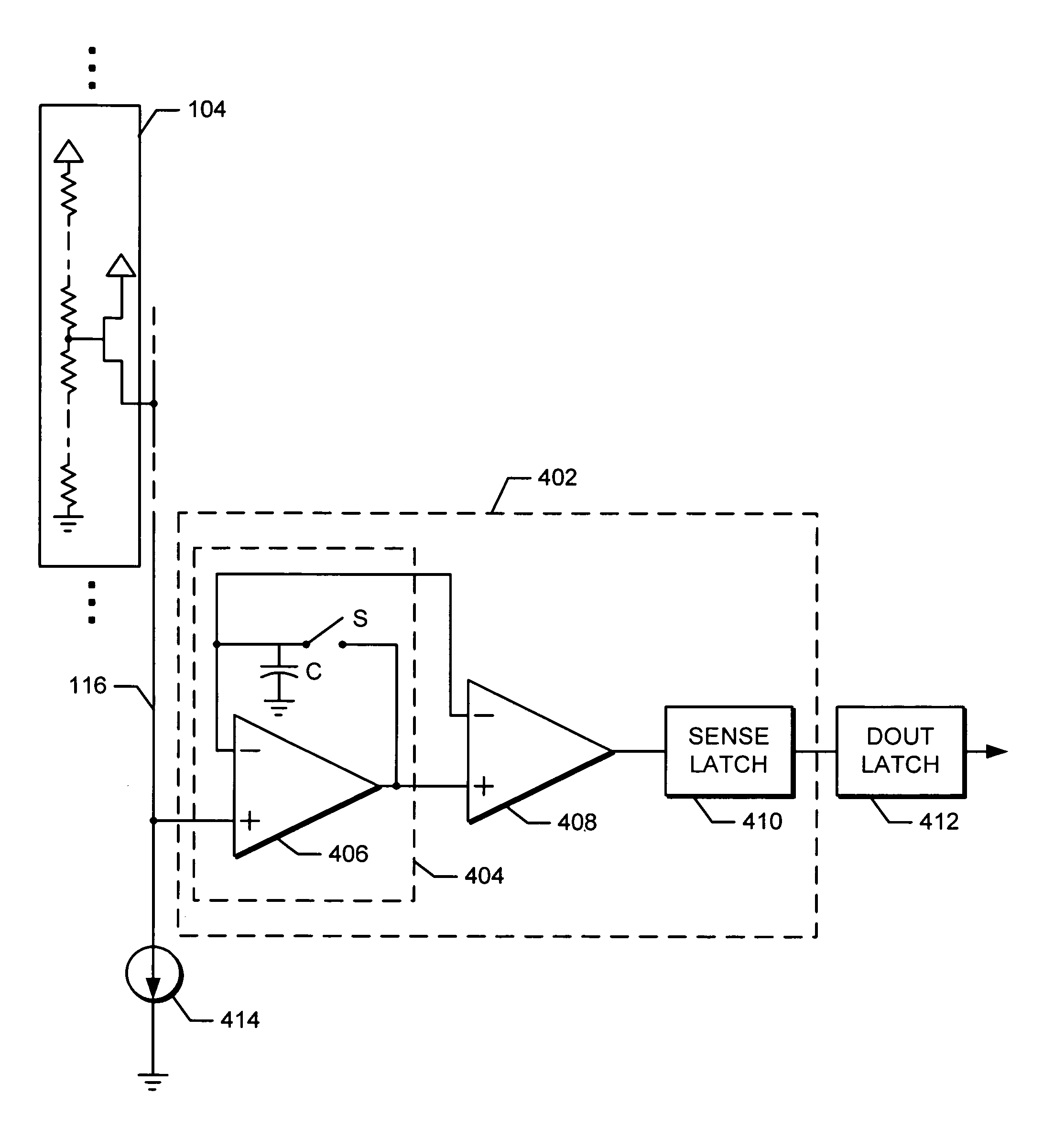 Method and apparatus for a sense amplifier